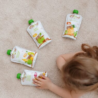 фруктовое пюре в мягкой упаковке